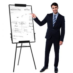 TTableau Blanc Effacable Sur Pied,Magnétique, Tableau Blanc sur Pieds Effaçable, Hauteur Réglable, Support Rond Stable, Cadre en Aluminium, pour École, Bureau, 60 x 90 cm (noir) (Hechheu, neuf)