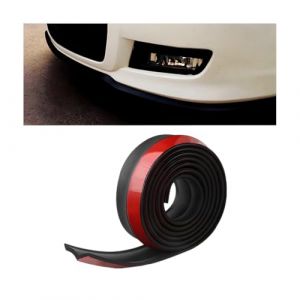 JNNJ Bande Protecteur Pare-Choc Avant L&egrave;vre, Universel Caoutchouc Pare Chocs Arri&egrave;re Voiture Adh&eacute;sif, Spoiler Avant Universel Rubber Front Bumper Lip, Avant Voiture L&egrave;vre Protection Jupe Caoutchouc (KJHmaoyi, neuf)