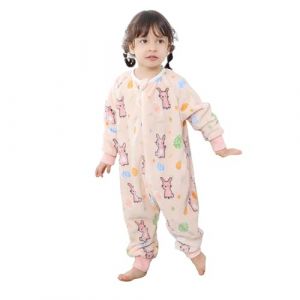 Daysskk Gigoteuse A Pied Hiver 2-3 Ans Gigoteuse Tog 2 Manches Longues Surpyjama Bébé Hiver Gigoteuse avec Jambes Hiver Pyjamas Bébé en Flanelle Hiver (Daysskk, neuf)