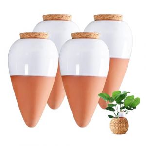 Ollas Terre Cuite à Planter, Oyas a Planter Terre Cuite, Arrosage Automatique et Ecologique pour Plante d'Intérieur et d'Extérieur, Système d'Irrigation Naturel, Mini Oyas Terracotta (ChuanStore, neuf)