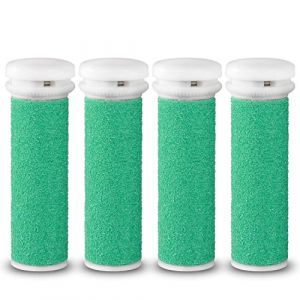 Les rouleaux de remplacement E-Cron® pour Emjoi Micro-Pedi Éliminateur de callosités, Dur Rugueux 4 pièces. (RAMA Commerce, neuf)