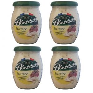 BENEDICTA - Sauce B&eacute;arnaise 260G - ( Lot De 4 ) (JUNO MP, neuf)