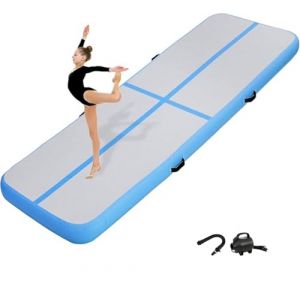 KIKILIVE Tapis de Tumbling, 10 CM d'&eacute;paisseur Tapis d'entrainement, 3M Tapis de Gymnastique,Tapis d'exercice avec Pompe &agrave; air, Piste de Gym Gonflable, Matelas d'Air (Creality 3D EU, neuf)