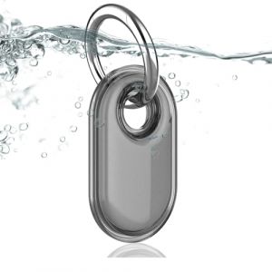 Dingfeiyu &Eacute;tuis pour Samsung Galaxy SmartTag2, Housse avec Porte-Cl&eacute;s pour Animaux Portefeuilles et Bagages, SmartTag2 Locator Tracker Key Finder Cover (Gris) (Dingfeiyu Online, neuf)