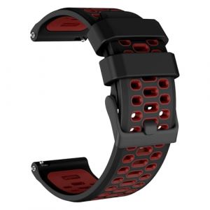 MYSNBKN Bracelet montre pour Suunto 9/9 Baro/D5/D7/Spartan Sport/Wrist HR/Traverse 24mm/Smartwatch 2 SW2, 24mm Quick Release Silicone Replacement Band (MYSNBKN-FR, neuf)