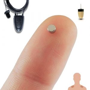 PingaOculto Oreillette Espion Bluetooth Ecouteur Mini Invisible Examen Nano Cach&eacute; Telephone Microphone Bandes Adh&eacute;sives - Casque sans Fil &agrave; Distance (Oreillette Espion Nano V5 + VIP Pro Supermini) (PingaOculto, neuf)