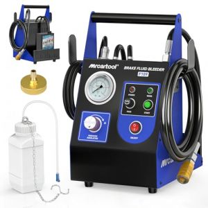 MRCARTOOL F109 Purgeur de Freins Automatique Puls&eacute; 220V pour Voiture, Kit de Purge et Changement de Liquide de Freins avec 1 Adaptateur pour Ma&icirc;tre-Cylindre, Pression R&eacute;glable 0.5~2.5Bar (MRCARTOOL OFFICIAL, neuf)