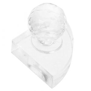 COLLBATH Tampon Press&eacute; Maquillage 59 Mm en Cristal Outil de Blush Soi-m&ecirc;me pour Fards &agrave; Paupi&egrave;res, Surligneur et Blush Compact, Accessoire pour Palette de Maquillage (JianLui, neuf)