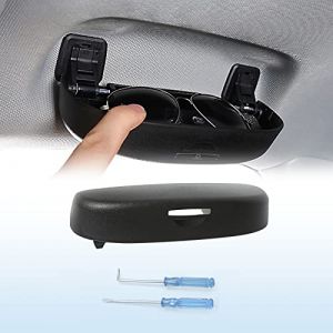 Coleya &Eacute;tui &agrave; Lunettes de Voiture Compatible avec Seat Leon MK4 Cupra Formentor 2020-2024, Porte Lunettes de Voiture, Support de Lunettes de Soleil de Voiture, Auto Accessoire Bo&icirc;te &agrave; Lunettes (Noir) (Coleya, neuf)
