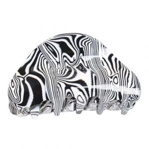 SEWACC Pince &agrave; Cheveux Grosse Taille en Ac&eacute;tate Vintage Pince G&eacute;om&eacute;trique Ajour&eacute;e pour Queue de Cheval Accessoire Coiffure R&eacute;sistant au Quotidien Couleur 1 (Quick Research Sha, neuf)