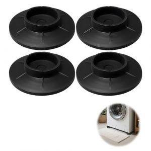 4 Pi&egrave;ces Tapis Anti Vibration Machine a Laver, Patins Anti Vibration Antid&eacute;rapants, Tapis Anti Vibration Machine &agrave; Laver, Amortisseurs Antichoc Antid&eacute;rapants pour Lave-Linge et S&egrave;che-Linge (QiShiQuan, neuf)