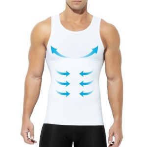 Mauro Kane Débardeur de Compression Homme Maillot de Corps Gaine Ventre Plat Homme Gainant Minceur sous-vêtements (Mauro Kane, neuf)