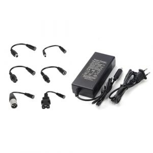 Eieenotee Chargeur de Trottinette 42V 1.5A Chargeur de Trottinette &Eacute;lectrique 42V 1.5A pour Batterie Lithium de Remplacement 36V 10S avec 6 Prises Universelles Chargeur de Trottinette &Eacute;lectrique Prise (Dousilaiwan, neuf)