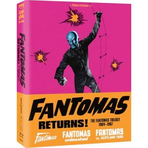 FANTOMAS RETURNS!: THE FANTOMAS TRILOGY, 1964&ndash;67 (Masters of Cinema) Limited Edition Two-disc Blu-ray (Chalkys FR, neuf)