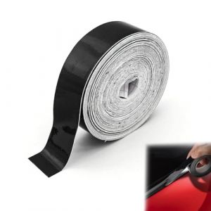 Juttzzei Bande Autocollante Voiture, 20mm x 10 M Bande D&eacute;corative de Voiture, Prime Vinly Bandes D&eacute;coratives Autocollantes pour Voiture, Moto, Bateau et Mod&eacute;lisme ou Bricolage(Noir) (Juttzzei, neuf)