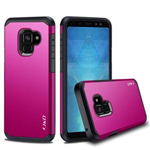 J&D Compatible pour Samsung Galaxy A8 2018 Coque, [ArmorBox] [Double Couche] Coque de Protection Robuste Antichoc et Hybride pour Galaxy A8 (Release in 2018) - [Pas pour Galaxy A8 Plus 2018] (J&D Tech FR, neuf)