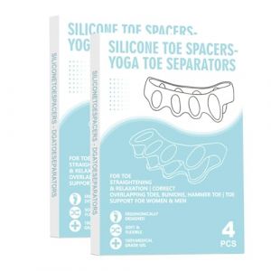 Séparateurs d'Orteils, Ecarteur Orteil Hallux Valgus, Ecarteur Orteil et Redonner Aux Orteils Leur Forme, Souple Correcteur d'Orteils Pour Homme et Femme (8PC) (ailer Toye, neuf)