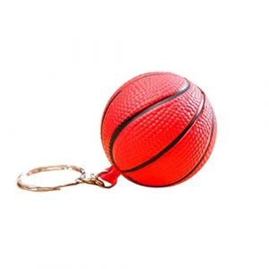 Basket-ball Mignon Forme Sport Ball Link Porte-clés Porte-clés Sac Ornement Couleur aléatoire Pratique et populaire (Tai Ying, neuf)