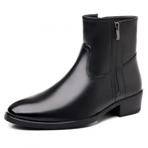 DADAWEN Homme Bottine Chelsea Cuir Confortable Classiques Ankle Boots/Bottes pour R&eacute;union Travail - Noir 46 (Shenzhen Ledawen Trading Co.,Ltd, neuf)