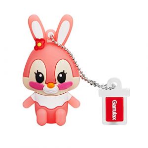 Garrulax Cl&eacute; USB, Chiavette USB 8 Go / 16 Go / 32 Go Premium Imperm&eacute;able Mignonne Animal en Silicone &agrave; Haute Vitesse USB 2.0 Donn&eacute;es, Unit&eacute; de M&eacute;moire Flash Stylo Disque Cl&eacute; USB (64 Go, Lapin) (Garrulax, neuf)