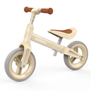 Draisienne Enfants V&eacute;lo B&eacute;b&eacute; sans P&eacute;dales de 1.5-4 ans Jusqu'&agrave; 25 kg, Volant et Selle R&eacute;glables en hauteur, Antivol de Direction, V&eacute;lo d'enfant ultra L&eacute;ger V&eacute;lo d'&eacute;quilibre pour Gar&ccedil;ons Filles,Beige (SKANLE SHOP, neuf)