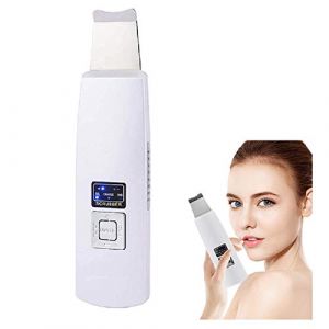 Nettoyant facial racloir Scrubber Scrubber Spatule Ultrasonic Spatule Face Blackhead Exfoliative Pore Cleaner Exfoliant Instrument d'extraction de la t&ecirc;te noire Machine d'extraction (DOLL NATION STORE, neuf)