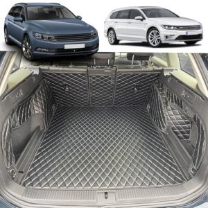 7DEEKEI Tapis de coffre compatible avec VW Passat B8 2014-2024 Variant/Kombi Protection de coffre Tapis de coffre (7D CAR MATS, neuf)