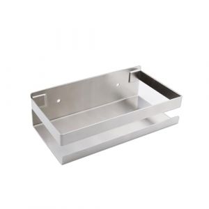 Taspooke &Eacute;tag&egrave;re &agrave; &eacute;pices murale sans per&ccedil;age de 20 cm, en acier inoxydable 304, pour cuisine et salle de bain, avec &eacute;tag&egrave;re adh&eacute;sive pour condiments et produits de toilette. (Before Long, neuf)