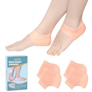 Protege Talon Silicone, Protege Talon en Gel, 2 Paires Respirant Protege Talon, Soulage la Fasciite Plantaire, la Douleur au Talon, Hommes et Femmes (pnrskter, neuf)