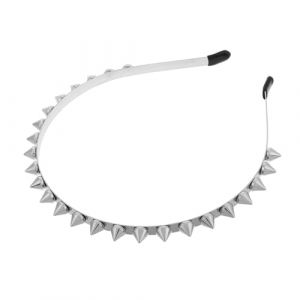 LIGIGWASH Serre-t&ecirc;te Gothique Pour Femme Avec Pointes Bandeau Punk &agrave; Clous M&eacute;talliques Pour Cosplay Accessoires Pour Cheveux (Moonflames, neuf)