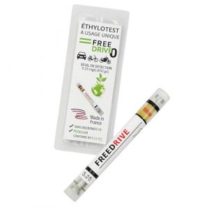 Bivora Ethylotest alcootest Turdus (Lot de 50) - Test Alcool sans Ballon & &agrave; Usage Unique, Certification NF 0,5g/l [ Ethylotest jetable ] (x50) (Autocollant-immatriculation, neuf)