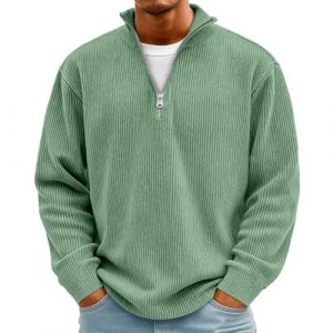 V&ecirc;tements Homme Hiver Polaire d'hiver Zipp&eacute;e Coton Fourrure Thermique Laine Sweats &Agrave; Capuche Fourr&eacute; Zippe Oversize Pull a Capuche Mouton Jogging Molleton Veste Mouton Homme 4XL (LIAOKE, neuf)