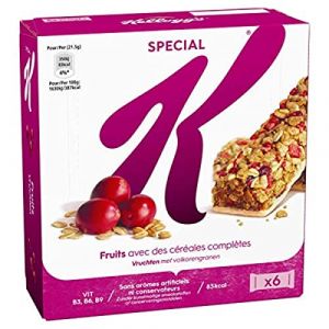 Special K - Barre de céréales - Fruits rouges x6 (The Marvellous Group, neuf)