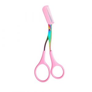 Rasoir Sourcil, Ciseaux Sourcils, Epilateur Sourcil Femmes, 2 En 1 Peigne Taille Des Sourcils, Face Épilation Ciseaux, Ciseaux Peigne À Sourcils Avec Accessoires Pour Hommes Femmes (XJZNSBCSP, neuf)