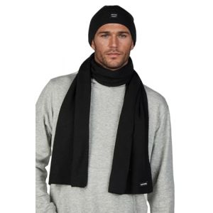 JACK & JONES Ensemble bonnet et &eacute;charpe pour homme 2 en 1 - Bonnet d'hiver - Noir, bleu, gris, beige, Noir (pack 1), taille unique (Jeans-direct, neuf)
