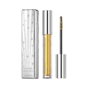 Question Beauty Mascara paillet&eacute; pour femme, rehausseur de cils recourb&eacute; imperm&eacute;able, mascara &eacute;paississant longue dur&eacute;e, maquillage scintillant argent et or pour les f&ecirc;tes et le cosplay (chuaniaiete, neuf)