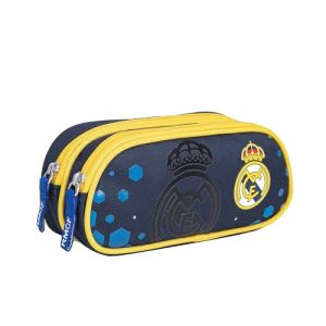 Real Madrid Trousse rectangulaire 2 Compartiments (✅FR GRENADINE BOUTIQUE✅, neuf)