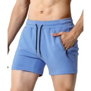Mauro Kane Short Homme Sport avec Poche Zipp&eacute;e Short en Jogging D&eacute;contract&eacute; Pantalons Court Men Running Shorts (Mauro Kane, neuf)
