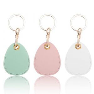 AUEFUDQ 3 Pièce Airtag Porte Clé, Mignon PU Étuis pour Apple AirTag, Portable Key Finder pour Clés Enfants Animaux de Compagnie, [ Porte- Clés Contrôle d'Accès] (Airtag Non Inclus) (puerrunlanshuoshangmaoyouxiangongsi, neuf)