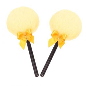 Veemoon 2pi&egrave;ces Houppette &agrave; Poudre Pour Corps Lot De R&eacute;utilisable Et Confortable Avec N&oelig;ud Outil De Maquillage Pour Appliquer La Poudre (lucy Liu, neuf)