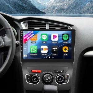 GOHHDL 4G+64G 8Core Qualcomm Android 15 Autoradio pour Citroën C4L C4 DS4 2013-2017 avec Carplay Android Auto, 10.1 Pouces écran Voiture avec GPS WiFi Bluetooth FM/RDS Radio DSP SWC Caméra de recul (ShenZhenShiYünXiangMaoYiYouXianGongSi, neuf)