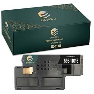 EMBRIIO 593-11016 Noir Cartouche Toner Remplacement pour Dell C1765nfw C1765nf C1760nw 1250c 1350cnw 1355cn 1355cnw (SOKANA, neuf)