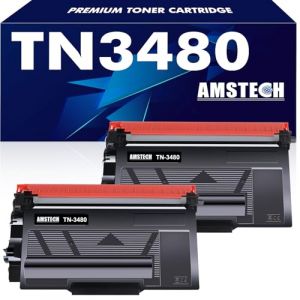 Amstech TN3480 Cartouche de Toner Compatible pour Brother TN-3480 TN 3480 HL-L5100DN MFC-L5750DW MFC-L5700DN HL-L5200DW DCP-L5500DN HL-L6400DW DCP-L6600DW HL-L5000D DCP-L5600DN TN-3430 TN3430 Noir (Captoner, neuf)