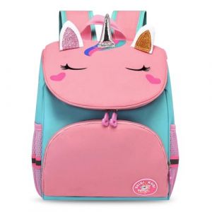 Aucuu Sac &agrave; Dos Enfant, Sac D'&eacute;cole Cartable Maternelle, Licorne Imperm&eacute;able Sac &agrave; Dos pour Enfants, Cartable Fille de Grande Capacit&eacute;, pour &eacute;coles, Voyage, Camping, 34 * 24 * 10cm (Aucuu&reg;-EU, neuf)