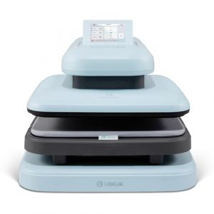 LOKLiK ImPress Auto Heat Press 2 - Presse &agrave; transfert automatique pour personnaliser des t-shirts, pulls, couvertures, serviettes, sacs et autres textiles (Bleu) (Distribold EU, neuf)