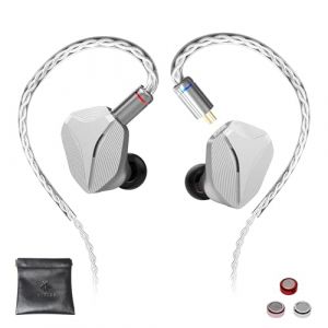 Hidizs MP145 Écouteurs Intra-Auriculaires HiFi IEM filaires, 14,3 mm, Pilote magnétique planaire Ultra-Large, Coque en Alliage d'aluminium aéronautique, pour Musicien, 3,5 mm (Hidizs EU, neuf)