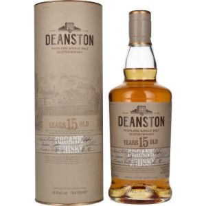 Deanston Highland 15 Ans Organic Single Malt Whisky en Coffret Cadeau 700 ml (TERRITOIRE WHISKY, neuf)