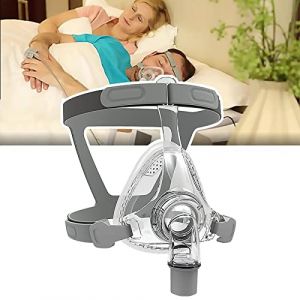 Masque de sommeil complet en gel de silicone, C-P-(AP) avec clips de t&ecirc;te r&eacute;glables, l&eacute;ger, pour respirer, anti-noring et aide au sommeil, F5-S (shaoqunxinshanjun, neuf)