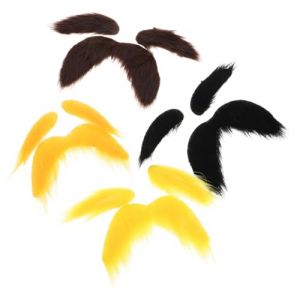 Gatuida 4 Ensembles Fausses Barbes et Sourcils Auto Adhésifs Réalistes pour Déguisements Amusants à Halloween et Fêtes Accessoires de Cosplay pour Mascarade et Photobooth (Brandon Zou, neuf)