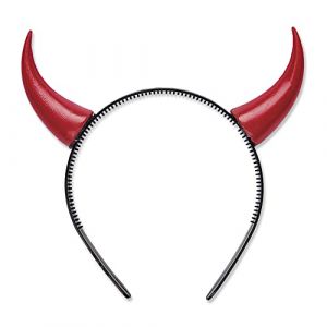 W WIDMANN MILANO Party Fashion - Cornes de diable, serre-tête, couvre-chef, diable, enfer, fête à thème, carnaval, Halloween (M & L France, neuf)